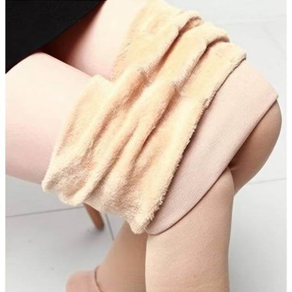 Легінси - колготки облягаючого крою, утеплені велюровим шаром всередині, 3 кольори